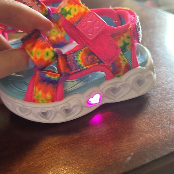 Sketchers S Lights Sandal - Picture 3 of 4